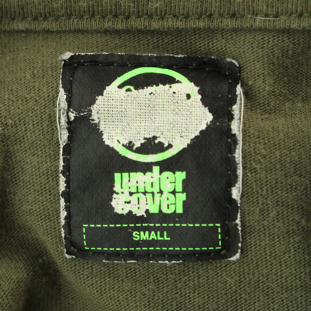 UNDERCOVER 2001 SS Green Long Sleeve T-Shirt Size S