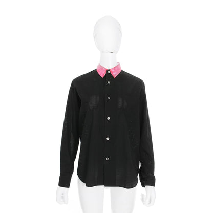 UNDERCOVER 2001 SS Black Long Sleeve Shirt Size S