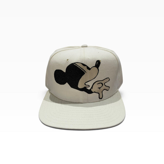 VINTAGE NEW ERA Deadstock Snapback White Size MEDIUM-LARGE