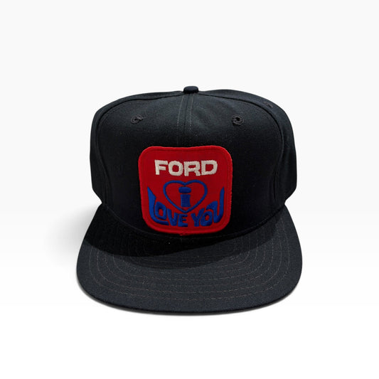 VINTAGE NEW ERA Deadstock Snapback Black Size MEDIUM-LARGE
