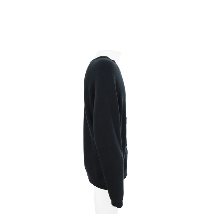 RAF SIMONS 05AW Cotton B&W Hoodie Size 46