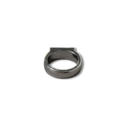 Stussy Box Logo Silver Ring Size L/XL Size JP 18.5