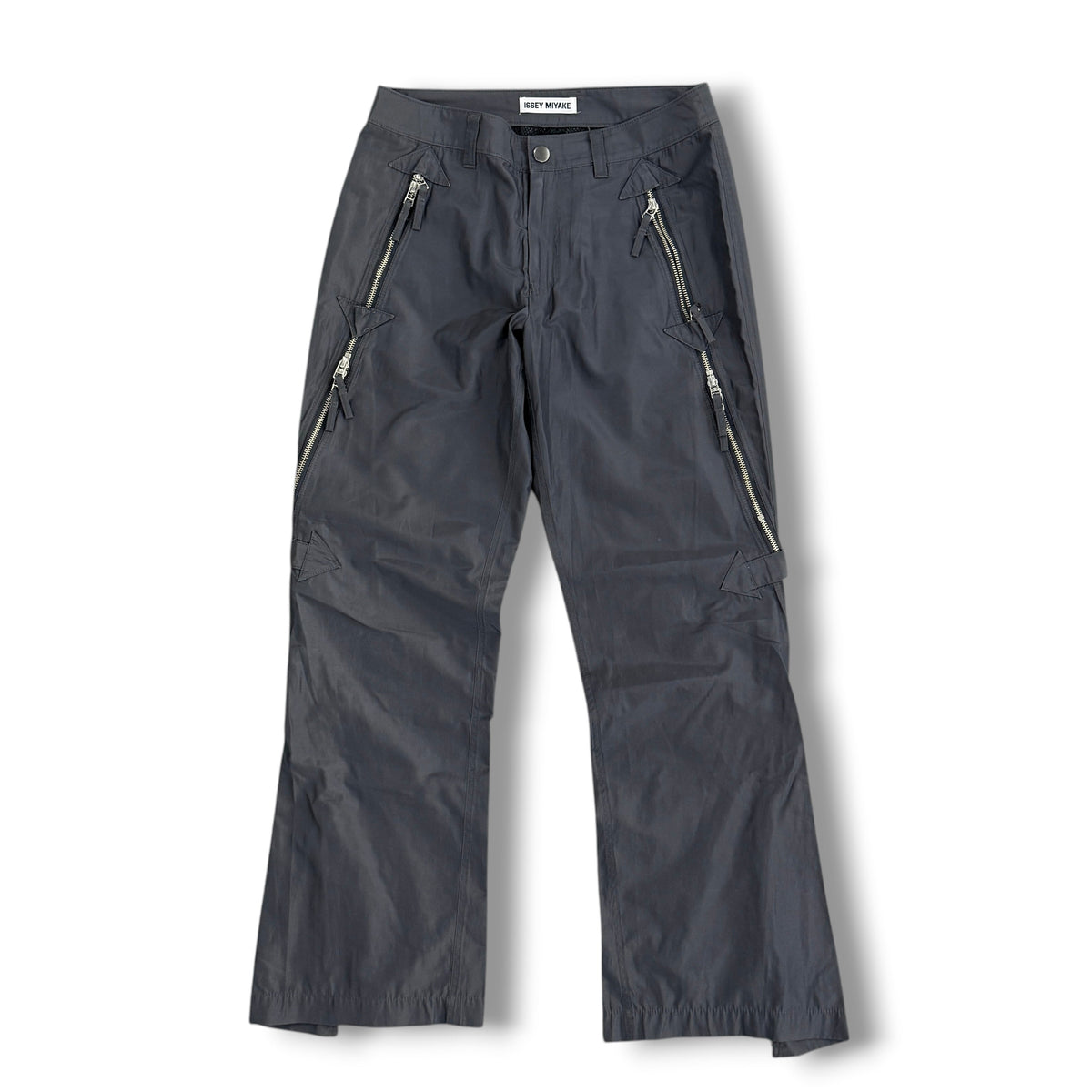 Issey Miyake Black Round Zip Pants Size 3