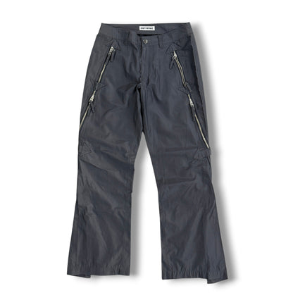 Issey Miyake Black Round Zip Pants Size 3