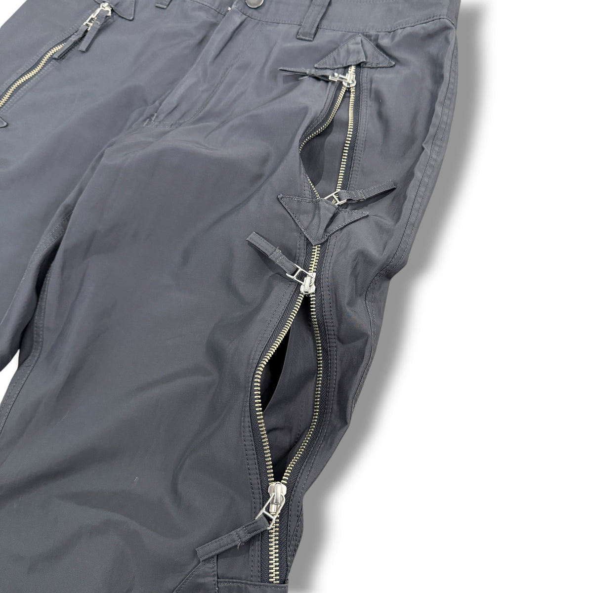 Issey Miyake Black Round Zip Pants Size 3