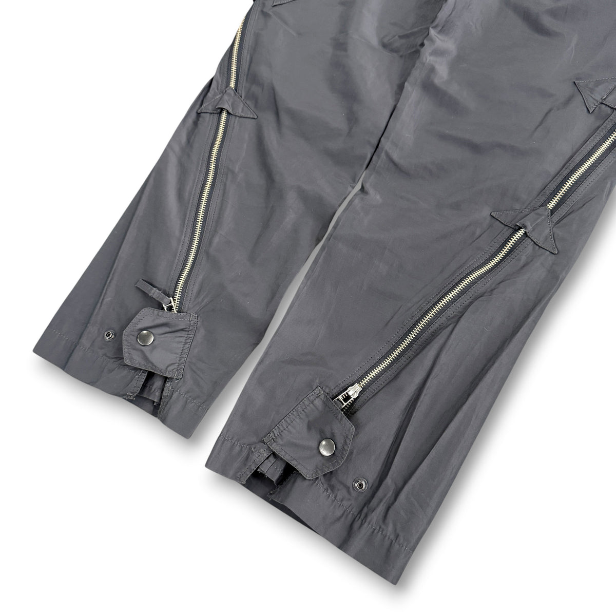Issey Miyake Black Round Zip Pants Size 3