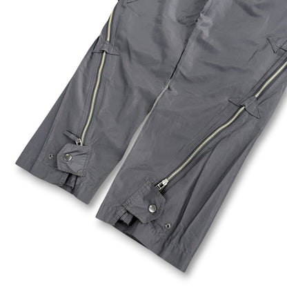Issey Miyake Black Round Zip Pants Size 3