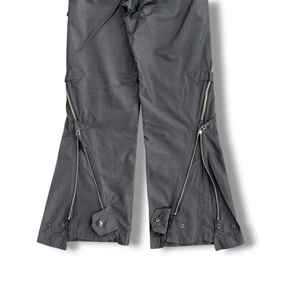 Issey Miyake Black Round Zip Pants Size 3