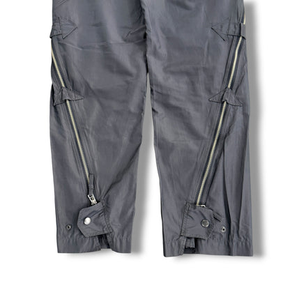 Issey Miyake Black Round Zip Pants Size 3