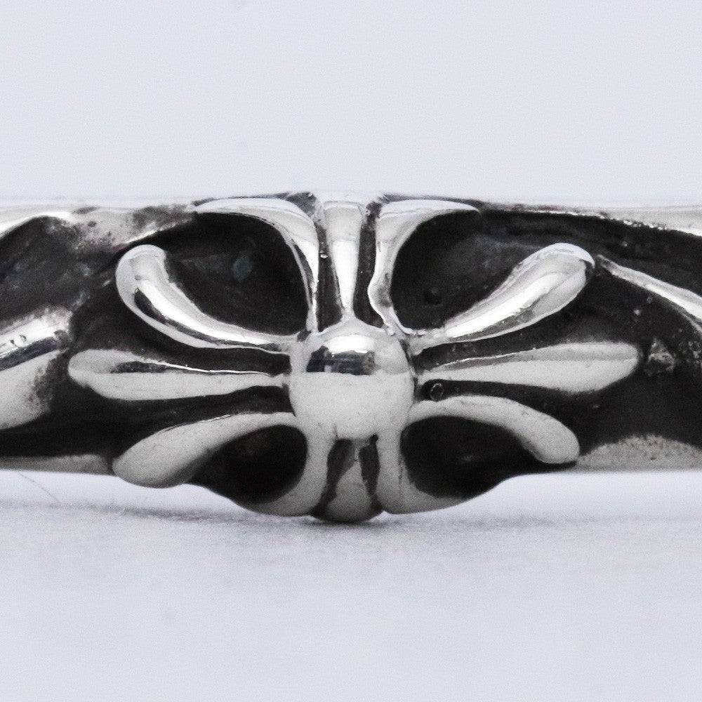 CHROME HEARTS SBT Band Bangle Silver Size M