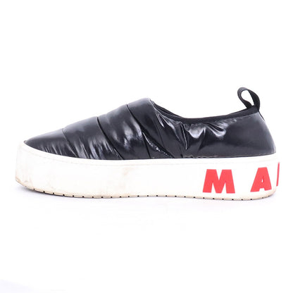 MARNI Black Padded Slip-on Sneakers Size EU 40