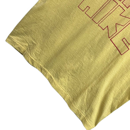 NIKE 80's 4-tier Logo Print T-Shirt Yellow/Red