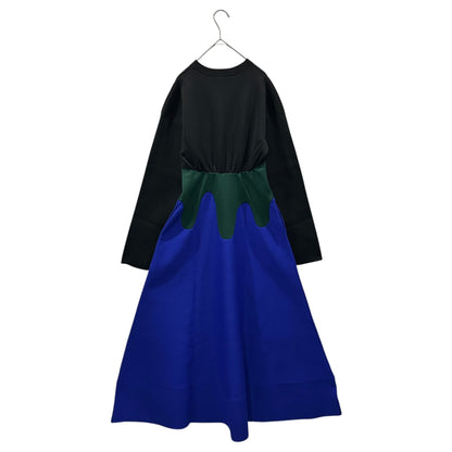 UN3D. Color-block Design Dress Size 38