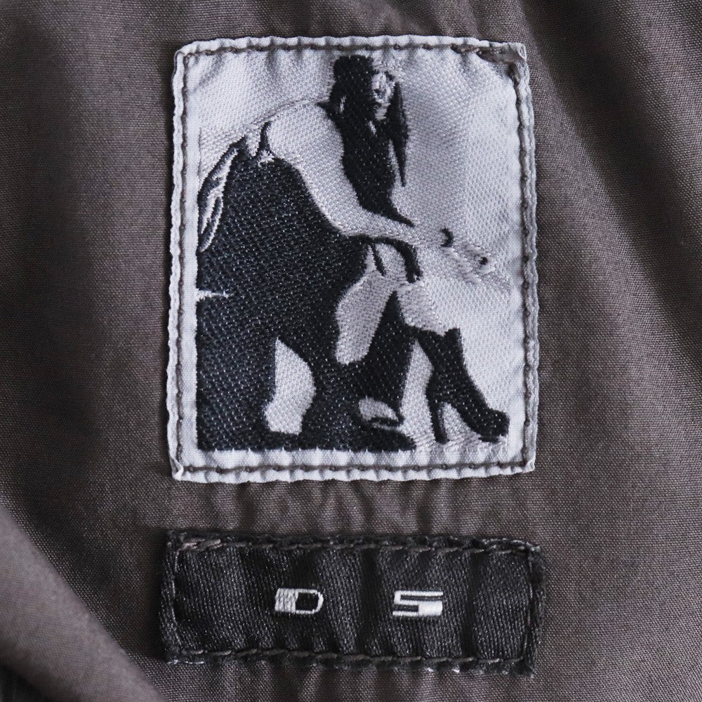 RICK OWENS DRKSHDW 15SS Coated Creatch Pants Gray Size XS