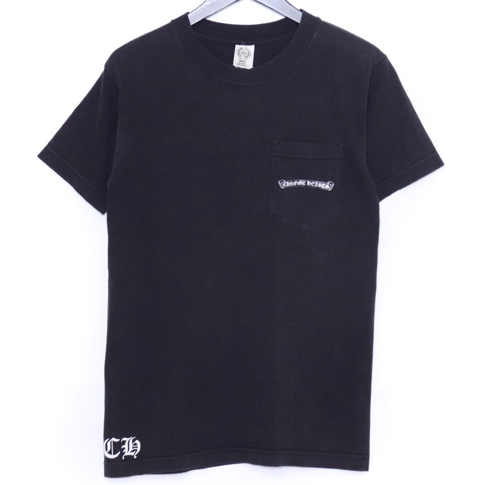 CHROME HEARTS Old Arch Logo Print T-Shirt Black Size S