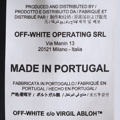 OFF-WHITE Airport Tape Layered Hoodie White Size M