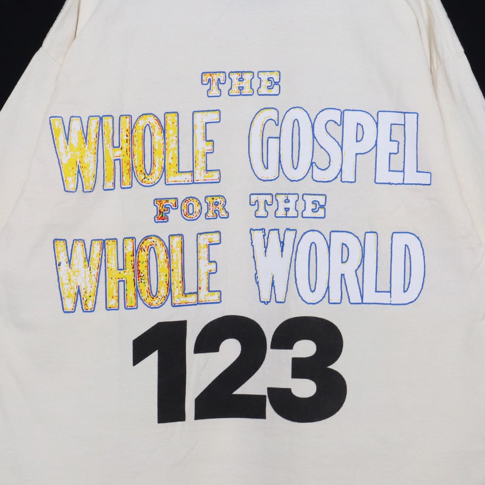 RRR123 Burning Cross Print T-Shirt Size M