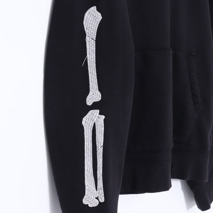 AMIRI Bones Oversized Hoodie Black Size XXL