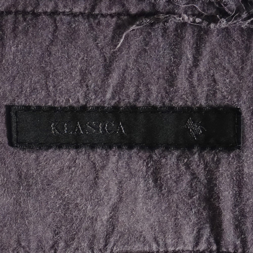KLASICA 25AW Fly Front Easy Sweat Pants Dark Olive Size 3
