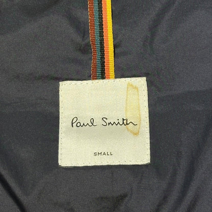 PAUL SMITH Loro Piana Fur Trimmed Jacket Navy/Beige Size S