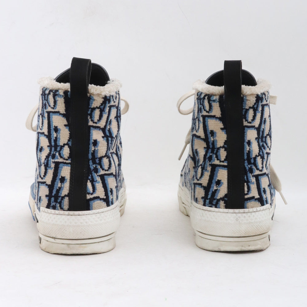 DIOR HOMME 22SS B23 Oblique High Sneakers Beige Size EU 42