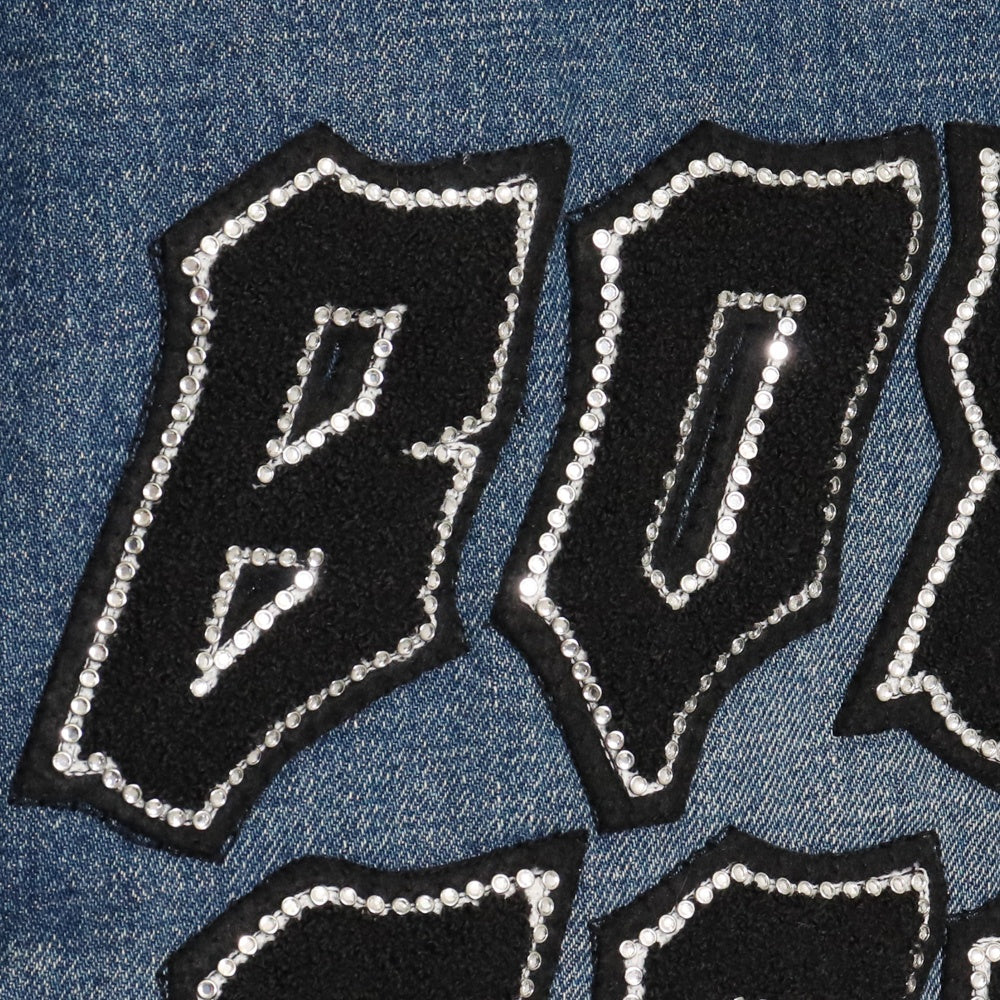 CELINE 22AW BOY DOLL Union Wash Denim Jacket Indigo Size XS