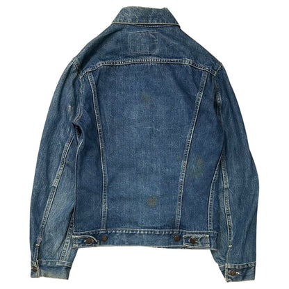 Levi's 60s Vintage 558 Big E Long Jacket Indigo Size 38