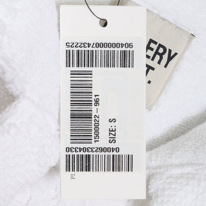 Gallery Dept. White Cotton Pile Mexican Hoodie Size S