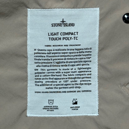STONE ISLAND 25SS Light Compact Touch Jacket Beige Size M