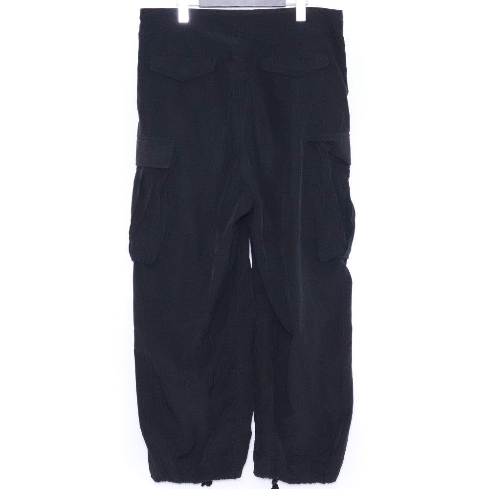 SUS-SOUS 25SS Travelight M-51 Wide Cargo Pants Black Size 5