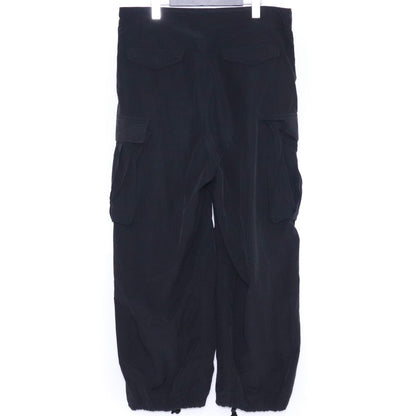 SUS-SOUS 25SS Travelight M-51 Wide Cargo Pants Black Size 5