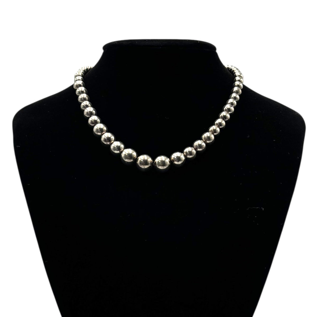 TIFFANY & CO. Silver Hardware Ball Necklace