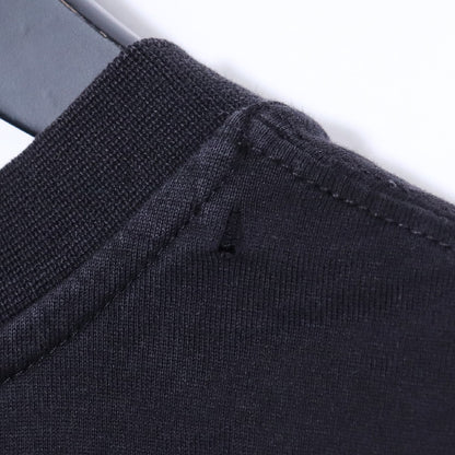 GIVENCHY Gold Logo Print T-Shirt Black Size XXS
