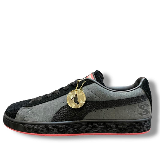 Puma SUEDE STAPLE BLACK/SHADOW GRAY Sneakers Size 27.5cm