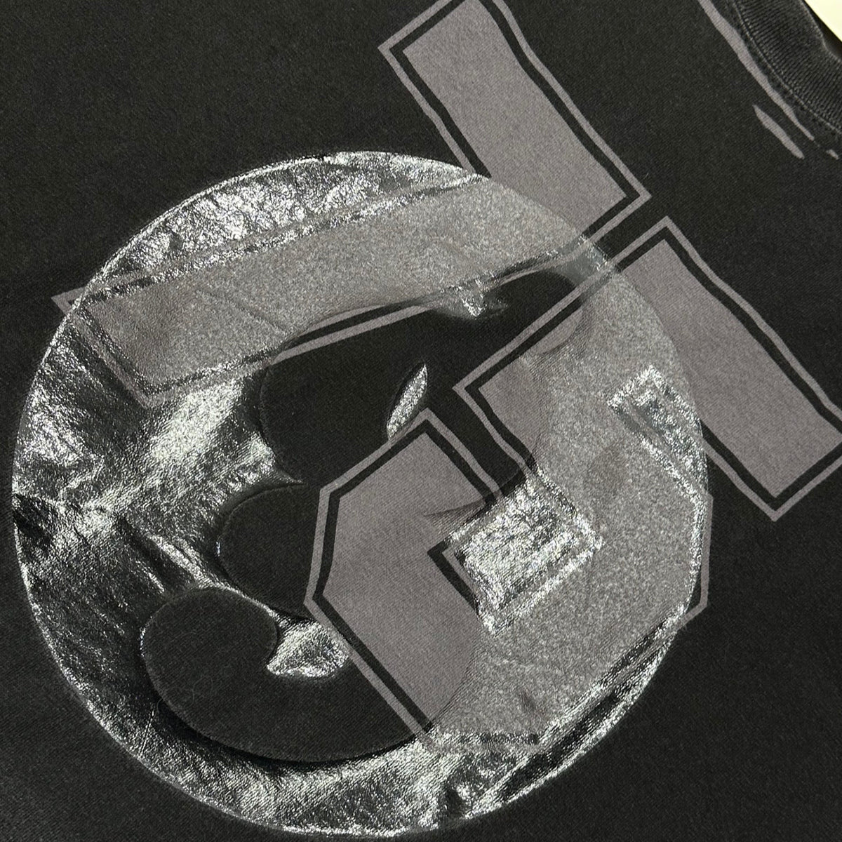 GOODENOUGH Hand-printed Rubber Print Football T-Shirt