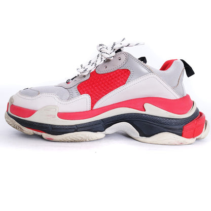BALENCIAGA Triple S Sneakers Red Gray Size 41 Size EU 41