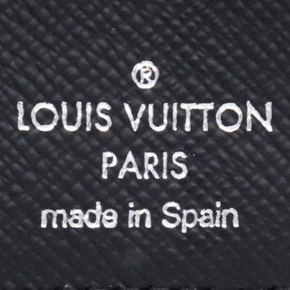 LOUIS VUITTON Monogram Eclipse Zippy Wallet Black Size F