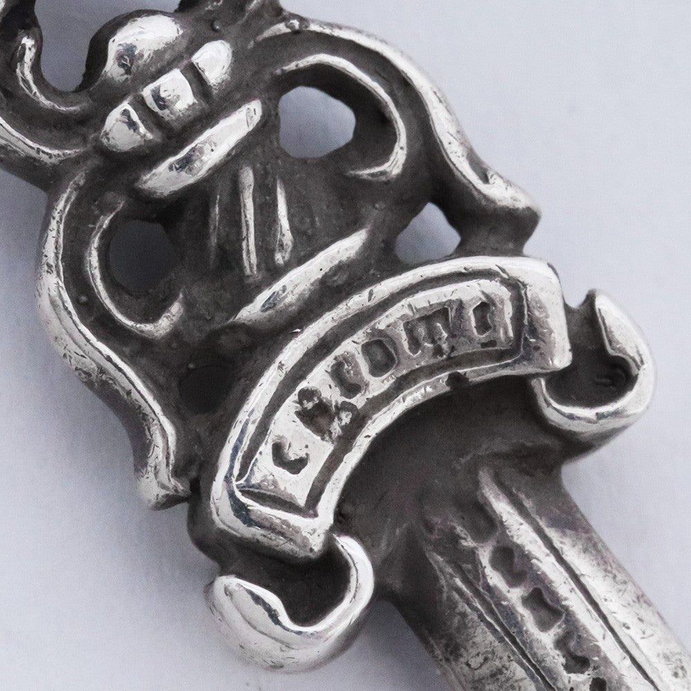 CHROME HEARTS #5 Dagger Charm Necklace Silver Size #5