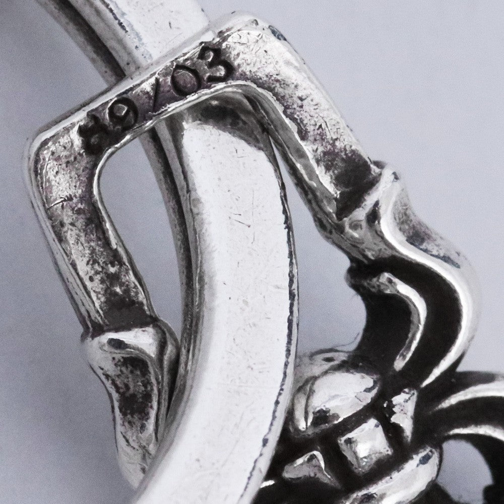 CHROME HEARTS RNG&No #5 Dagger Keyring Silver Size #5
