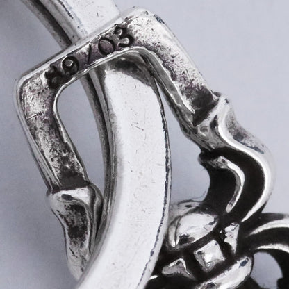CHROME HEARTS RNG&No #5 Dagger Keyring Silver Size #5