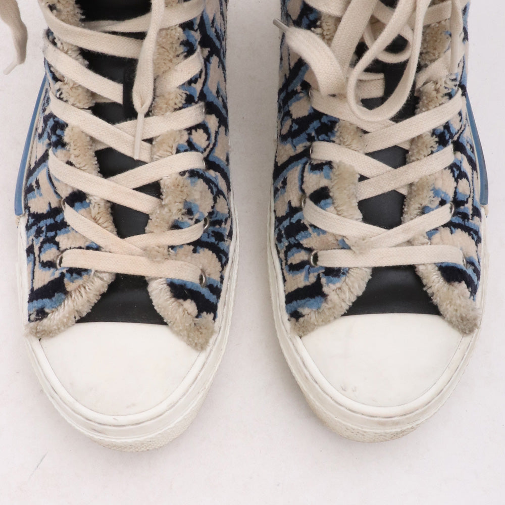 DIOR HOMME 22SS B23 Oblique High Sneakers Beige Size EU 42