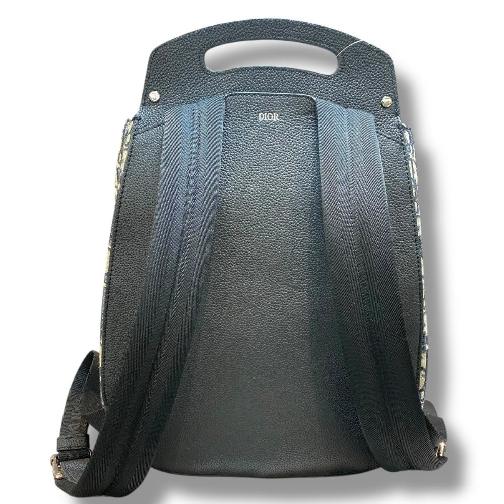 Dior Gray Gallop Oblique Jacquard Backpack Size F
