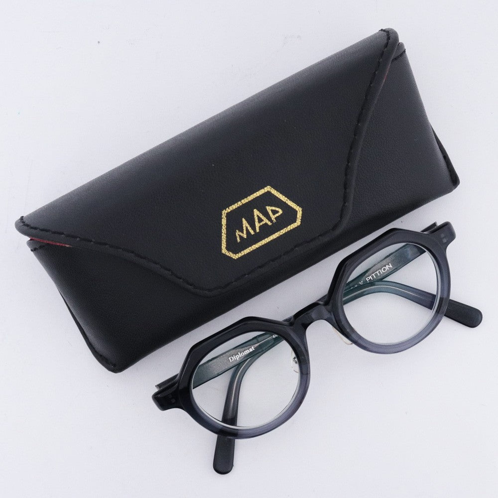 MAX PITTION Diplomat Panto Eyeglasses 44.6-24.7-144
