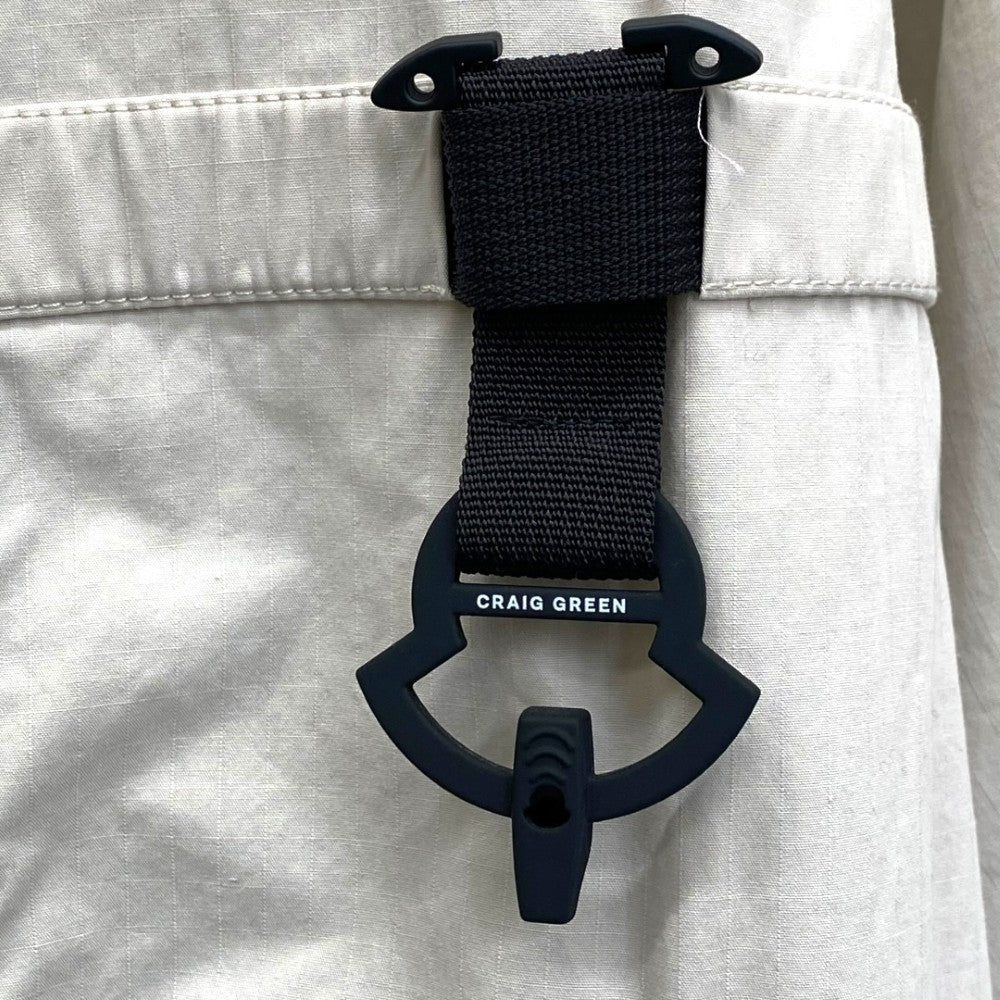 Moncler Genius CRAIG GREEN HANCOCK Nylon Jacket Ivory Size 3