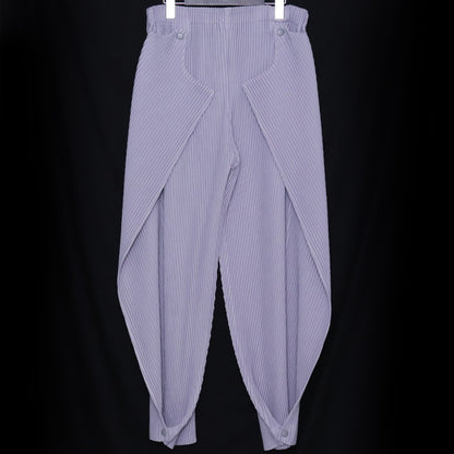HOMME PLISSE ISSEY MIYAKE ANGULAR STONE Pants Gray Size 1