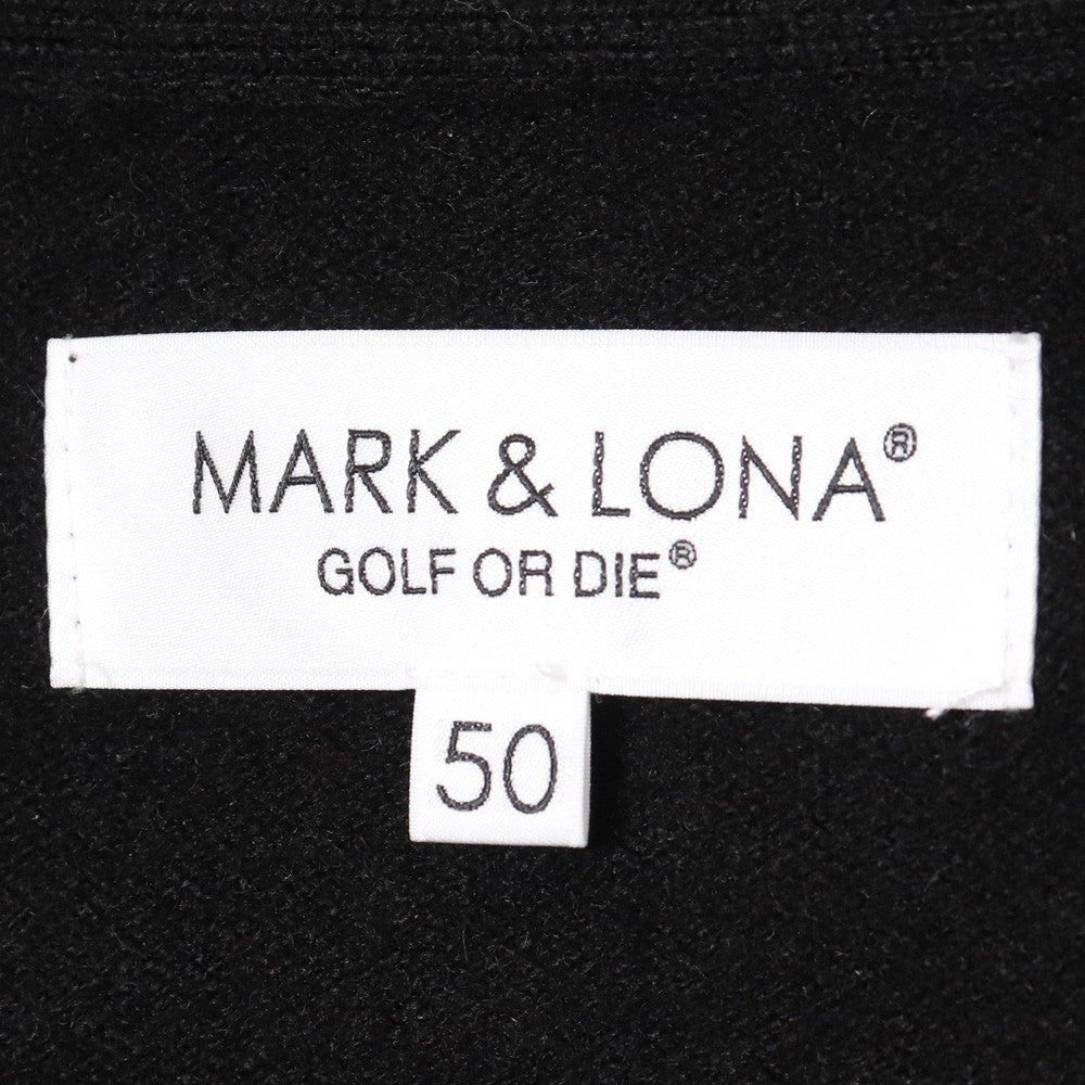 MARK&LONA Deuce Cashmere Cardigan Black Size 50
