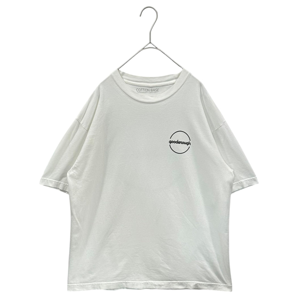 GOODENOUGH 2008 Cotton Circle Logo T-Shirt White Size L