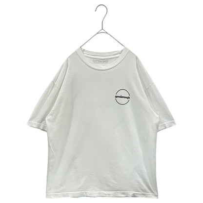 GOODENOUGH 2008 Cotton Circle Logo T-Shirt White Size L
