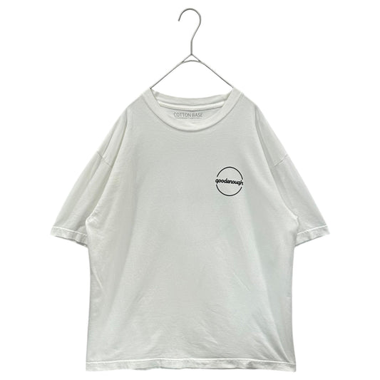 GOODENOUGH 2008 Cotton Circle Logo T-Shirt White Size L