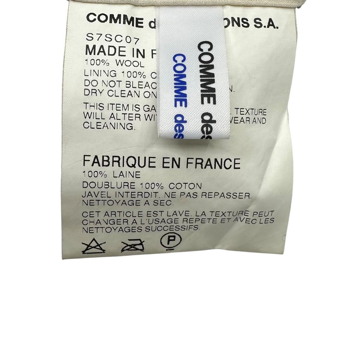 COMME des GARCONS COMME des Wool Bag